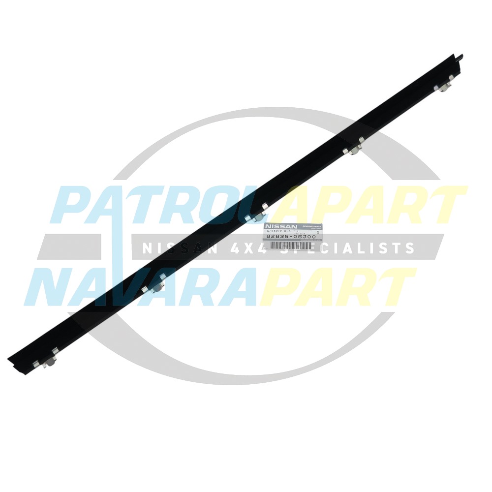 Genuine Nissan Weatherstrip LHR Inner - Nissan Patrol Y60 GQ