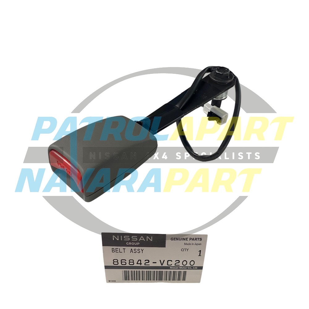 Genuine Nissan SeatBelt Buckle RHF ST Cab Chassis - Nissan Patrol Y61 GU