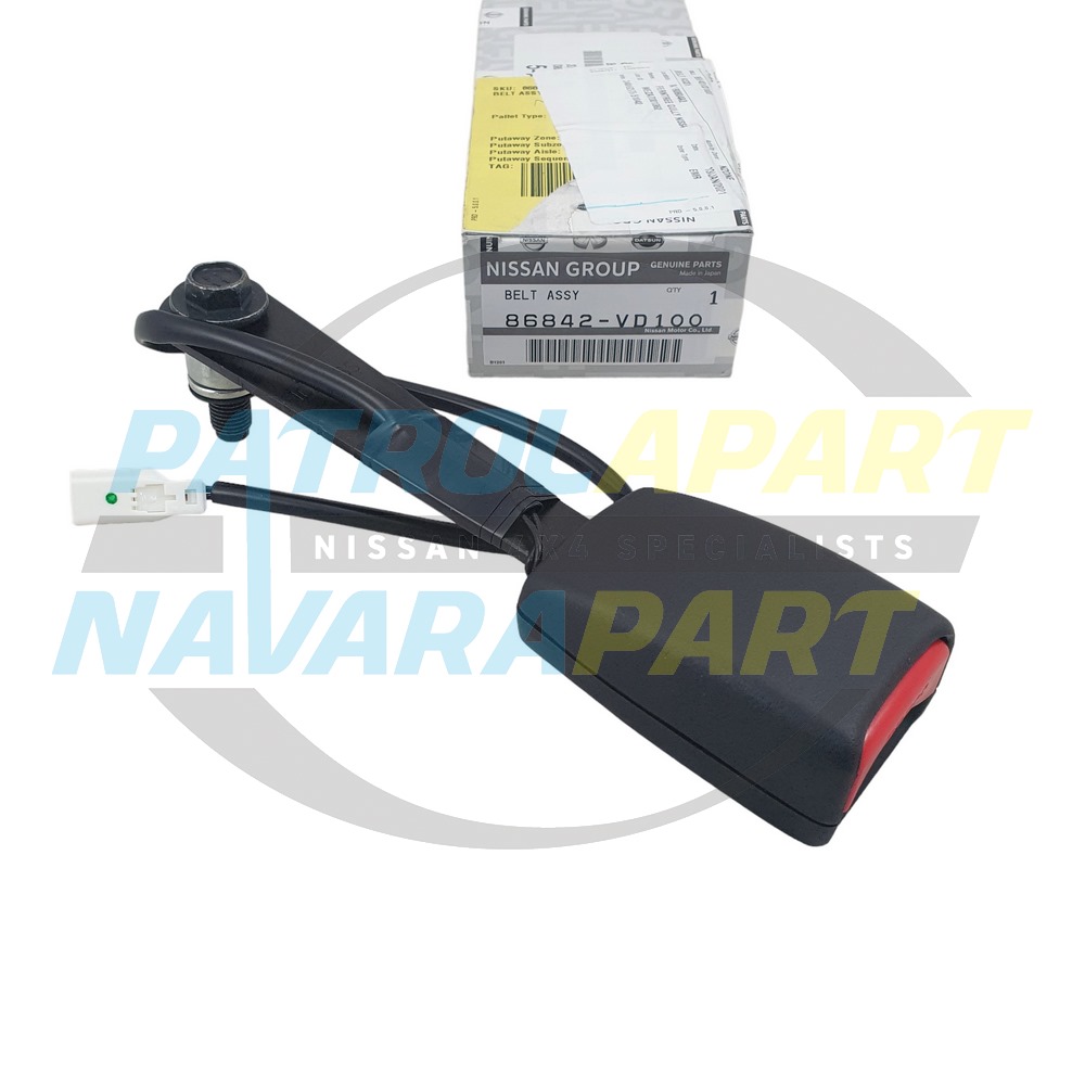 Genuine Nissan Drivers Right Hand Front Seatbelt Buckle G Code - Nissan Patrol Y61 GU