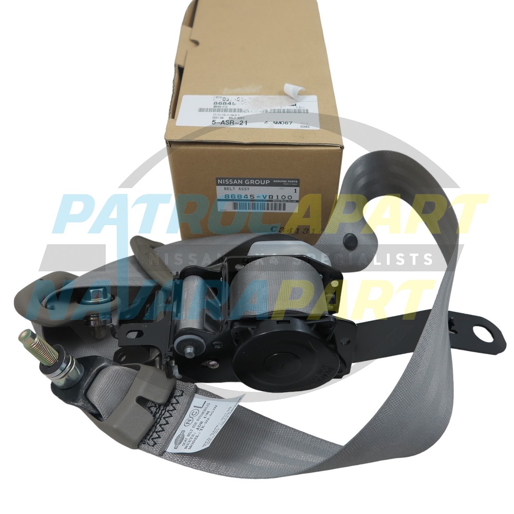 Genuine Nissan Passenger Left Hand Front Seatbelt K Code - Nissan Patrol Y61 GU 1997-2001