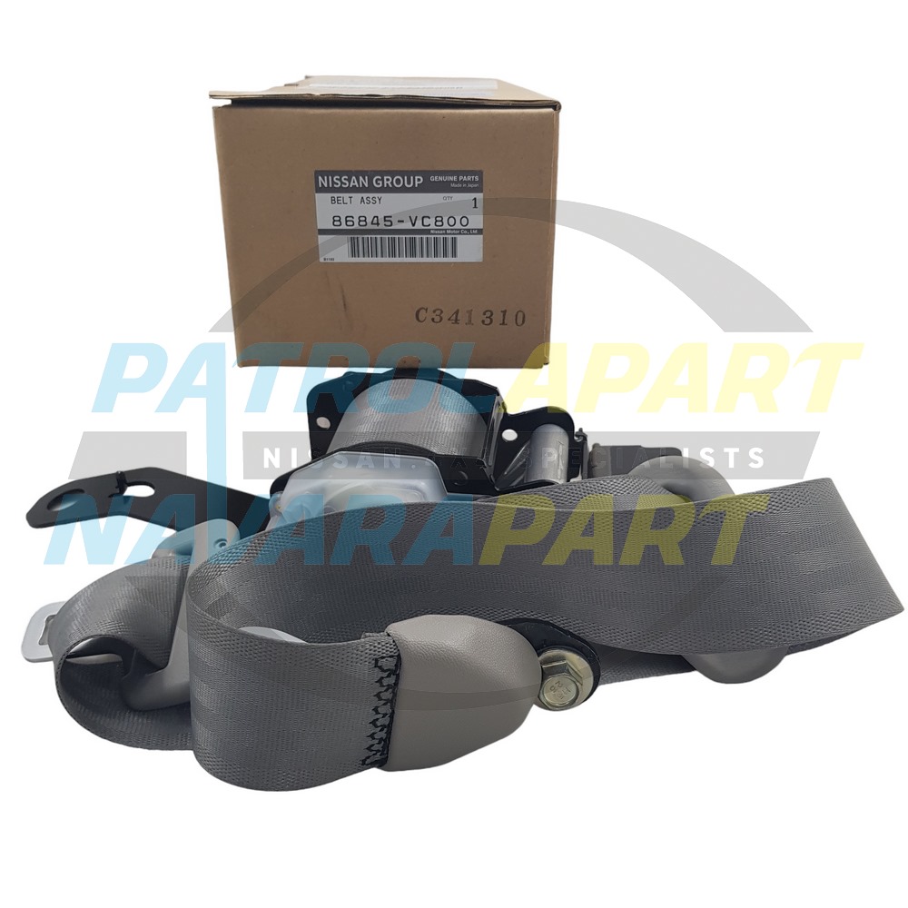 Genuine Nissan Passenger Left Hand Front Seatbelt W Code - Nissan Patrol Y61 GU ST S3