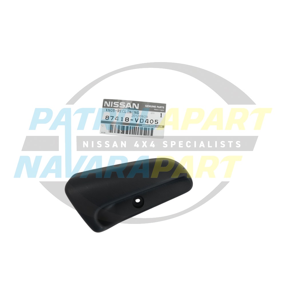 Genuine Nissan Seat Recliner Knob Handle RH - Nissan Patrol Y61 GU