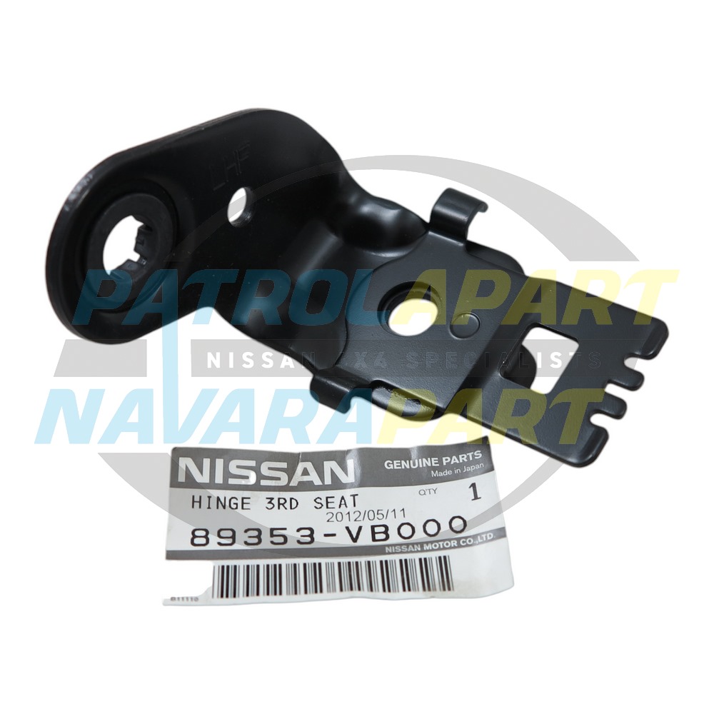 Genuine Nissan 3rd Row Seat Bracket LH Side - Nissan Patrol Y61 GU