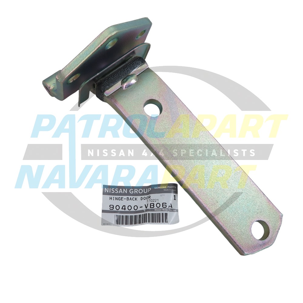 Genuine Nissan Right Hand RH Upper Barn Door Hinge - Nissan Patrol Y61 GU