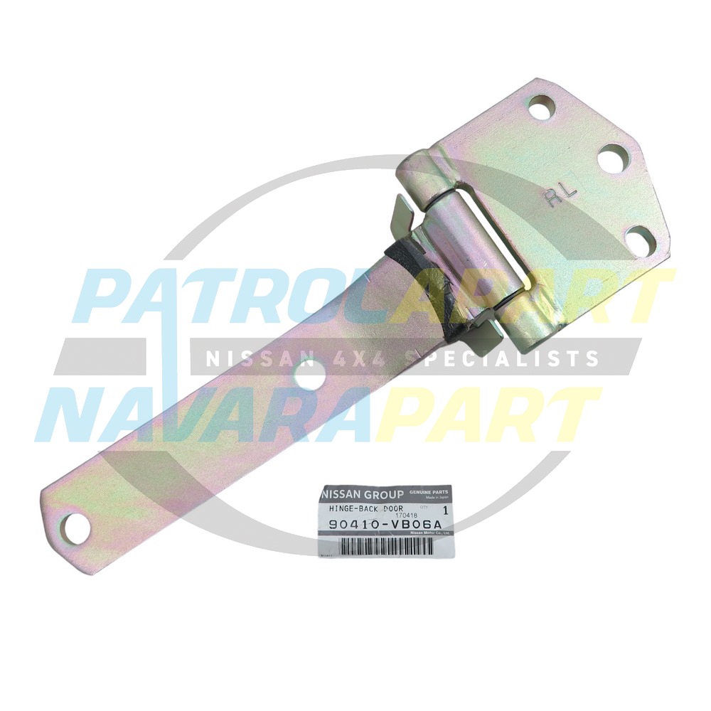 Genuine Nissan Right Hand RH Lower Barn Door Hinge - Nissan Patrol Y61 GU