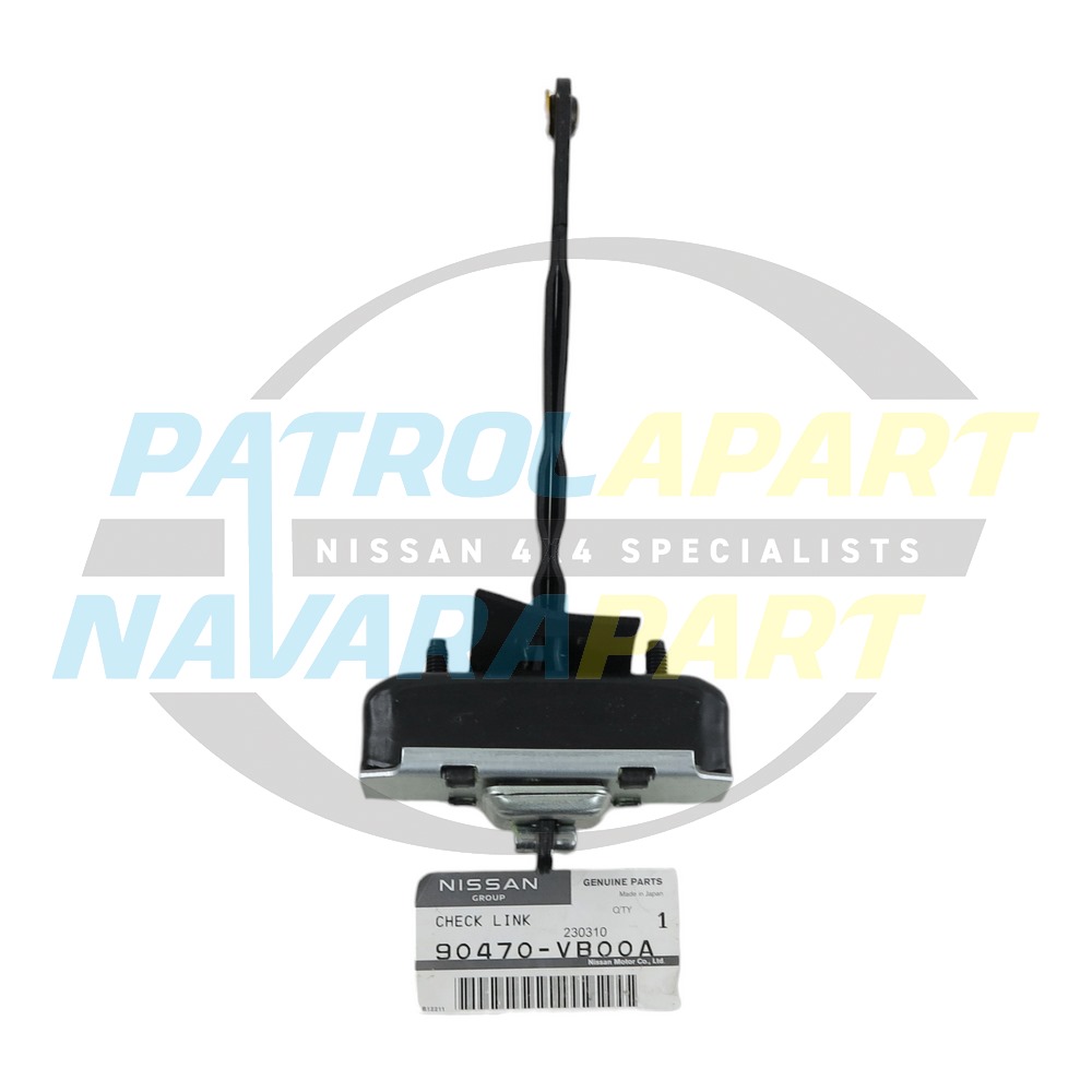 Genuine Nissan RH Large Barn Door Check Strap - Nissan Patrol Y60 GQ & Y61 GU