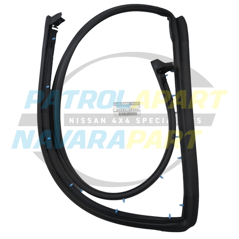 Genuine Nissan Door Seal RH barn door - Nissan Patrol Y60 GQ