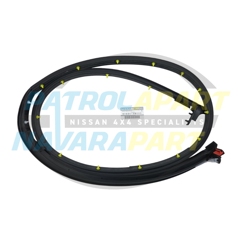 Genuine Nissan RH Drivers Side Barn Door Rubber Seal - Nissan Patrol Y61 GU