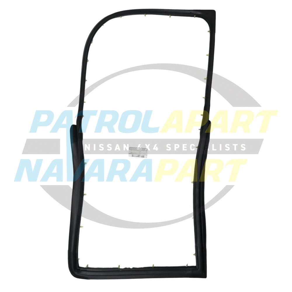 Genuine Nissan Door Seal LH barn door - Nissan Patrol Y60 GQ