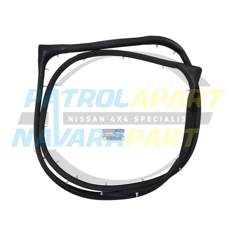 Genuine Nissan LH Passenger Side Barn Door Rubber Seal - Nissan Patrol Y61 GU