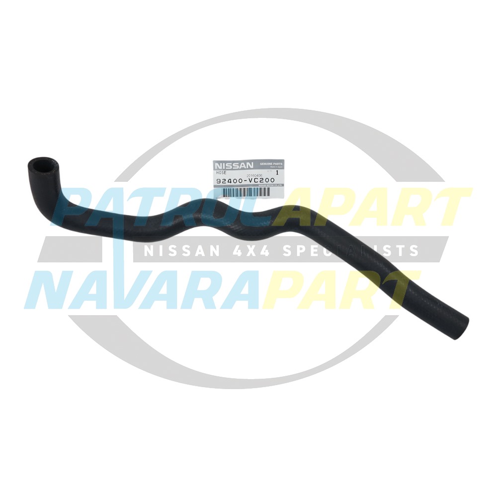 Genuine Nissan Heater Inlet Hose TB48 - Nissan Patrol Y61 GU
