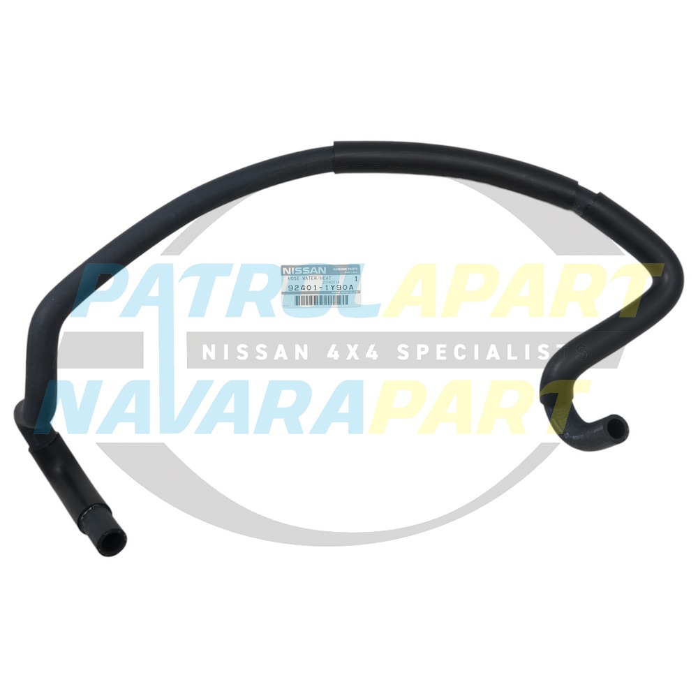 Genuine Nissan Heater Hose Inlet Long TD42 - Nissan Patrol Y61 GU