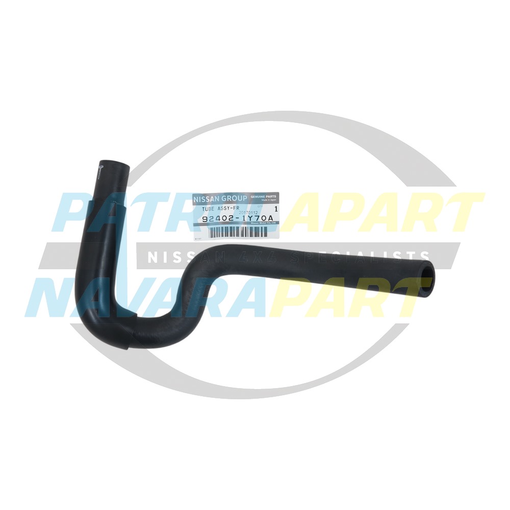 Genuine Nissan Heater Hose TD42 - Nissan Patrol Y61 GU