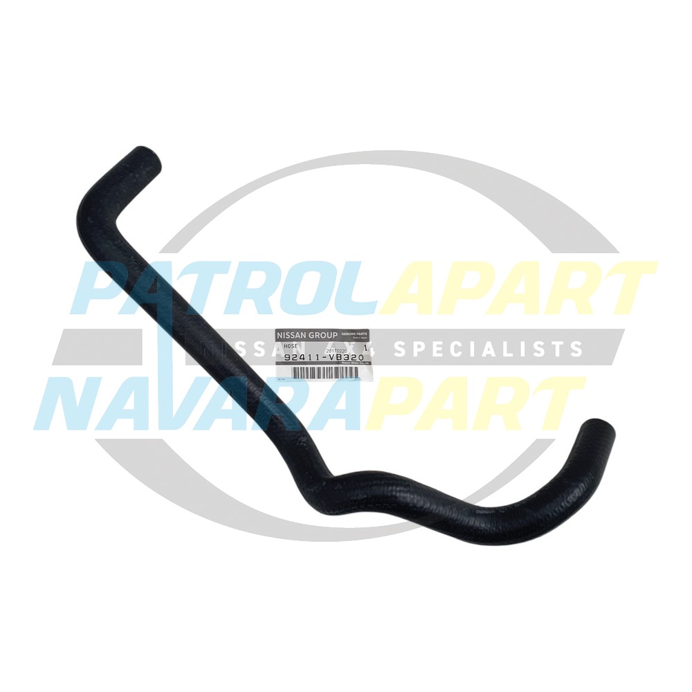Genuine Nissan Heater Outlet Hose RD28 - Nissan Patrol Y61 GU