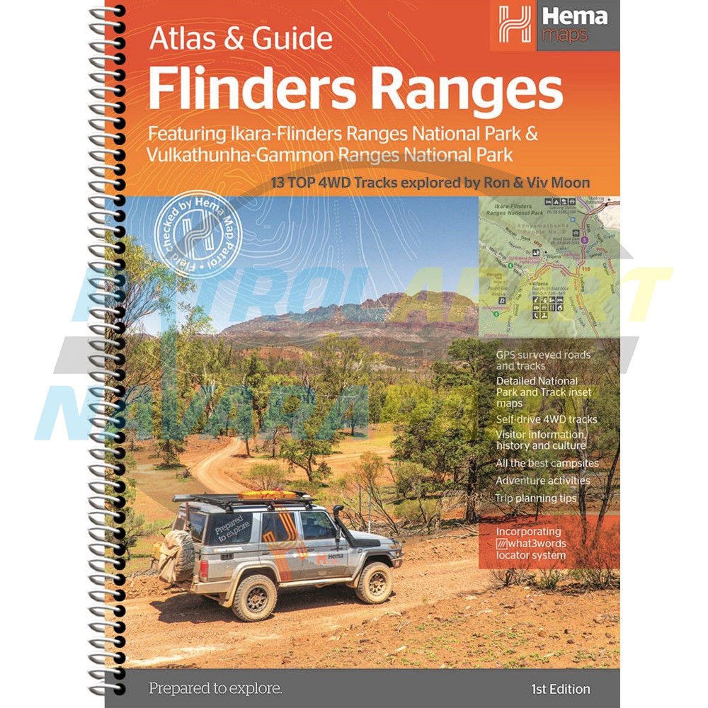 Hema Flinders Ranges Atlas & Guide