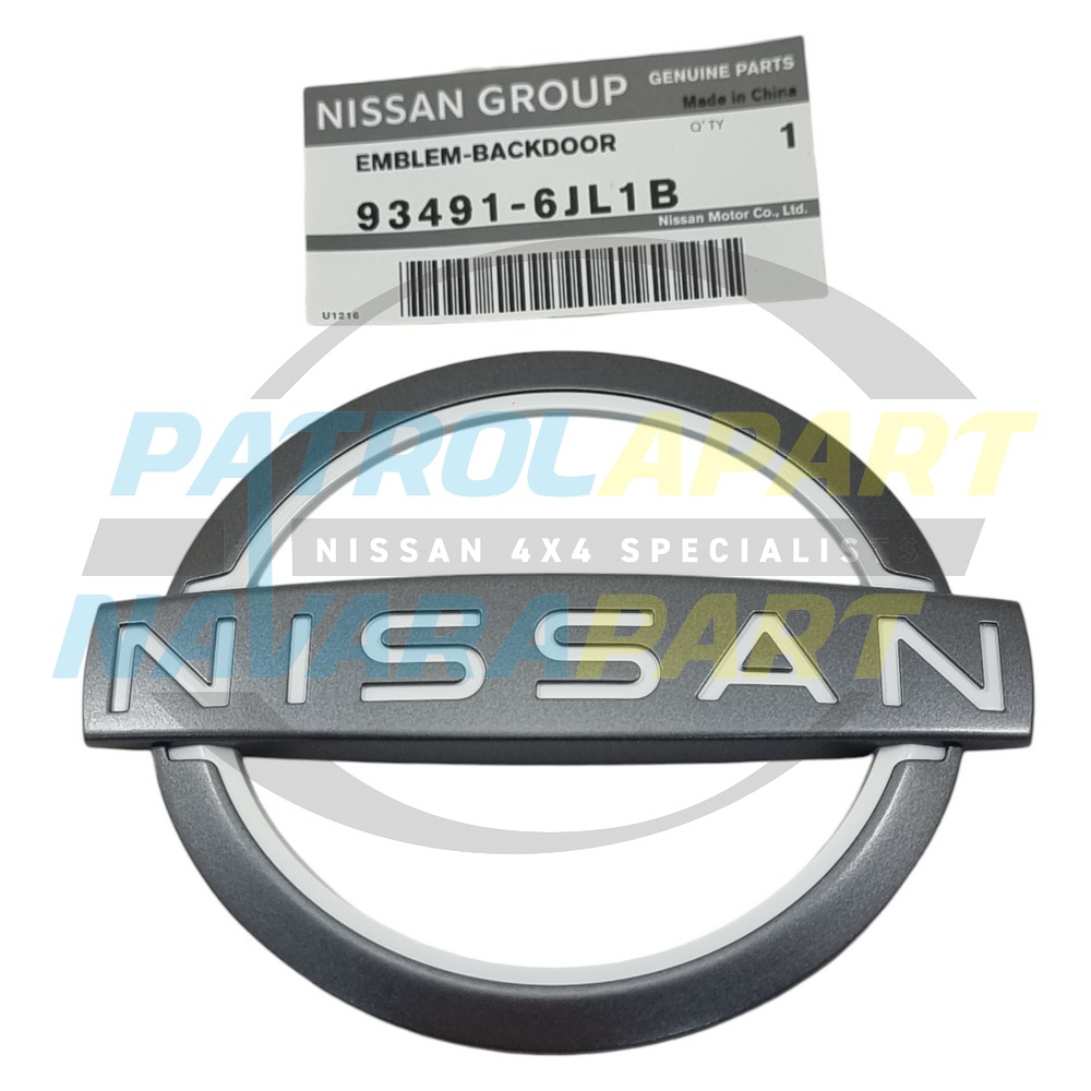 Genuine Nissan Tailgate Emblem - Nissan Patrol Y62