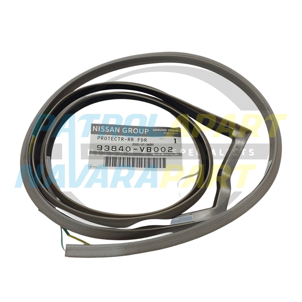 Genuine Nissan RHR Door Flare Seal Silver ES6 - Nissan Patrol Y61 GU