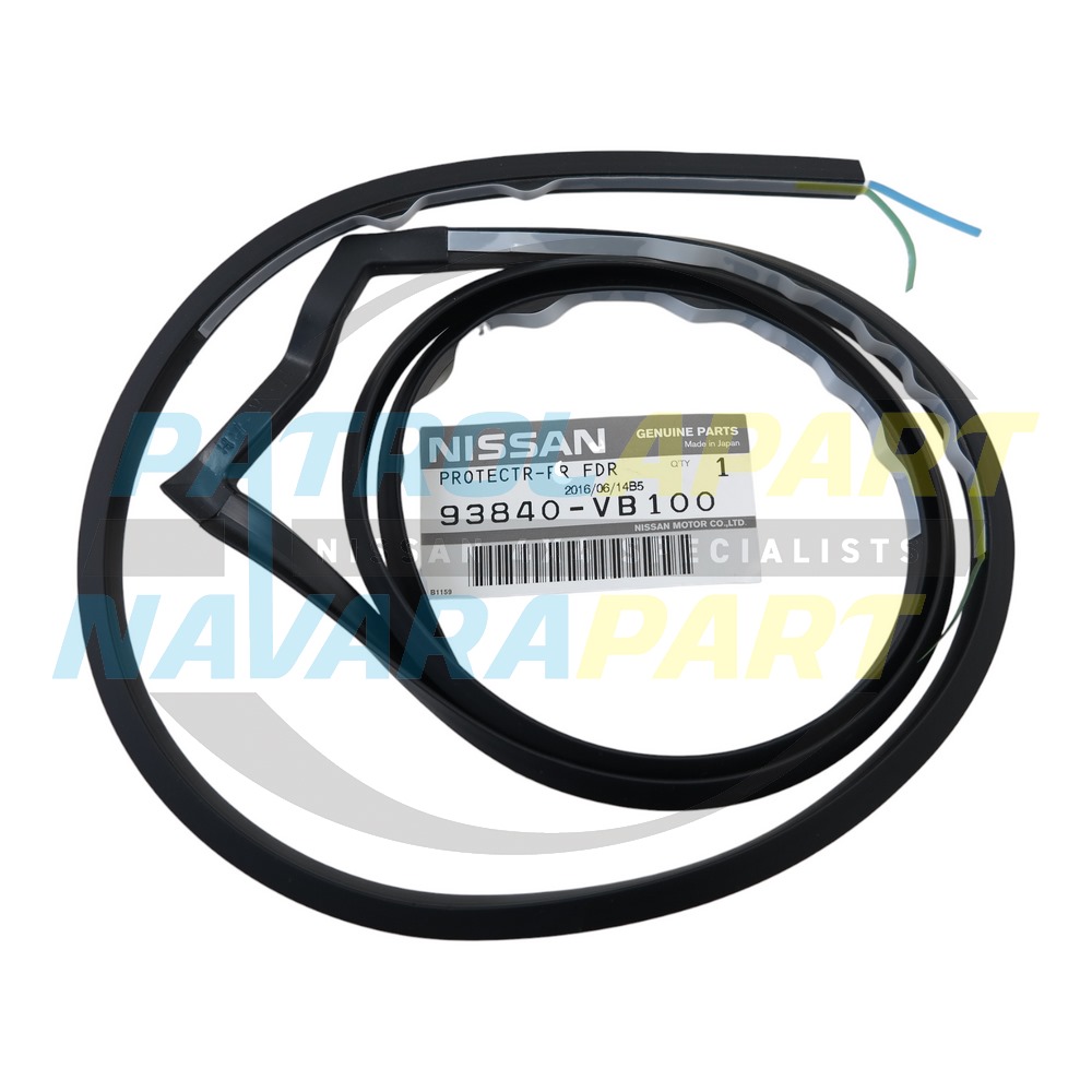 Genuine Nissan RHR Door Flare Seal Black - Nissan Patrol Y61 GU