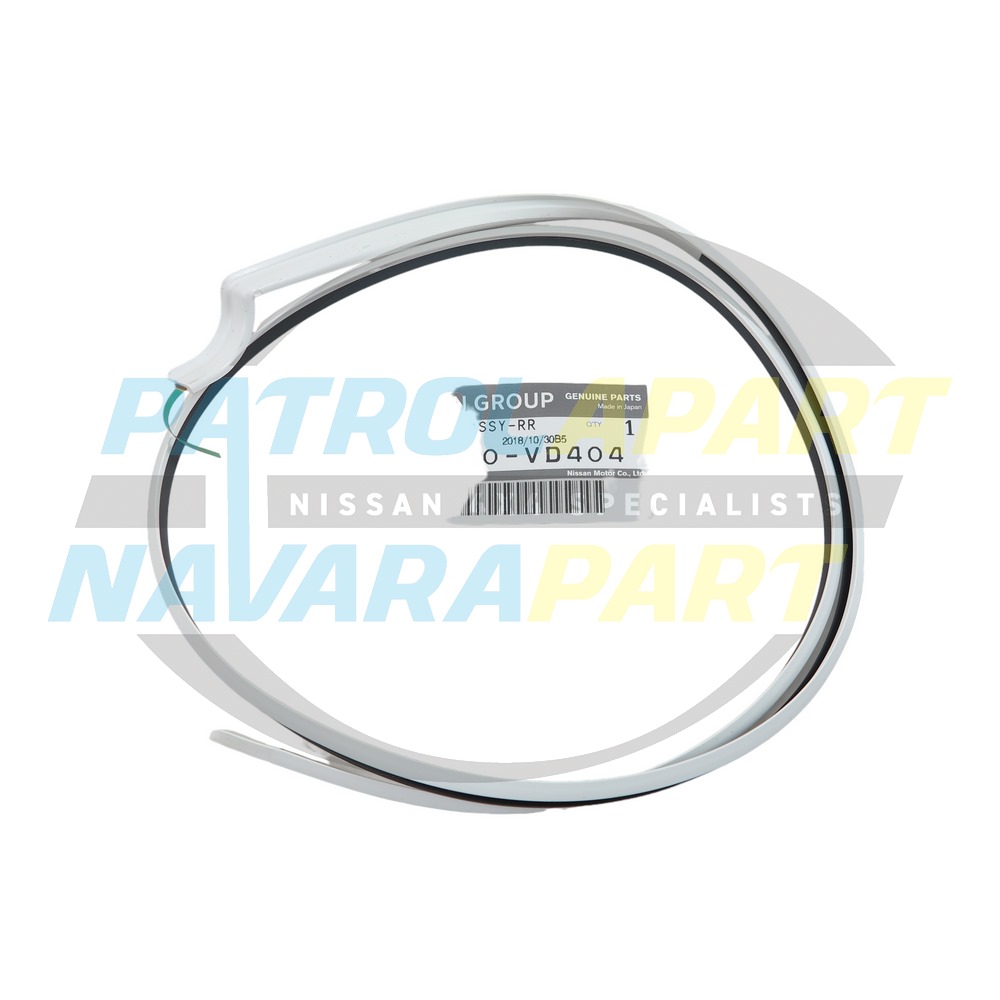 Genuine Nissan RHR Door Flare Seal White QM1 QX1 - Nissan Patrol Y61 GU