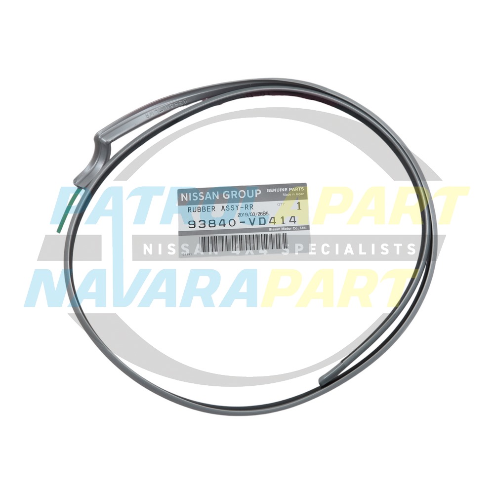 Genuine Nissan RHR Door Flare Seal Silver KY0 - Nissan Patrol Y61 GU