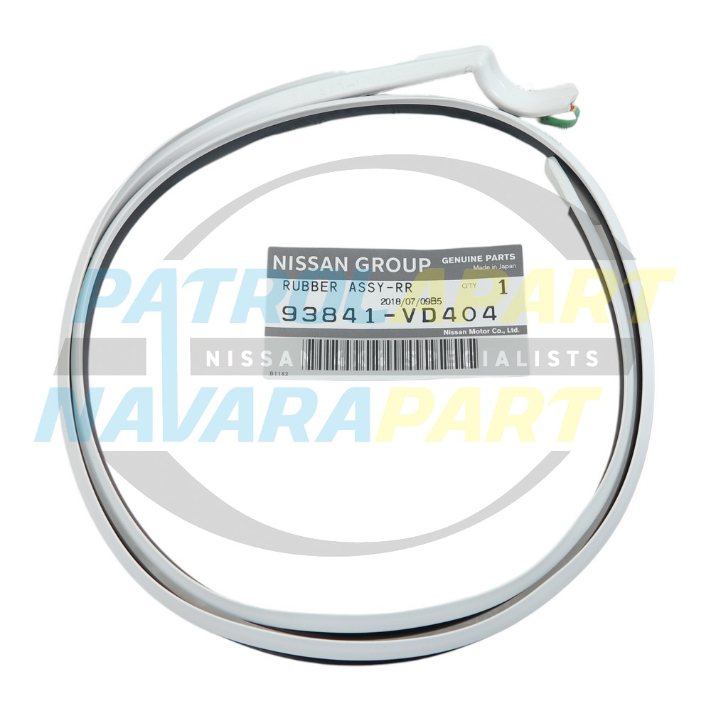 Genuine Nissan LHR Door Flare Seal White QM1 QX1 - Nissan Patrol Y61 GU