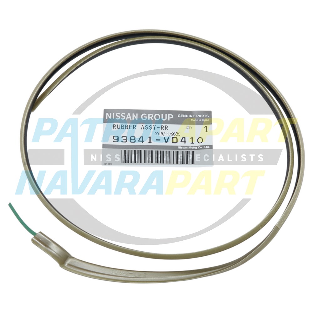 Genuine Nissan LHR Door Flare Seal Gold EY0 - Nissan Patrol Y61 GU