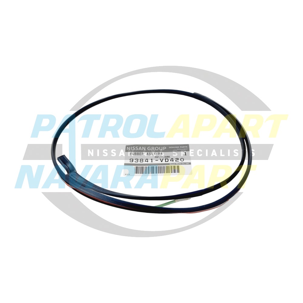Genuine Nissan LHR Door Flare Seal Blue B31 - Nissan Patrol Y61 GU