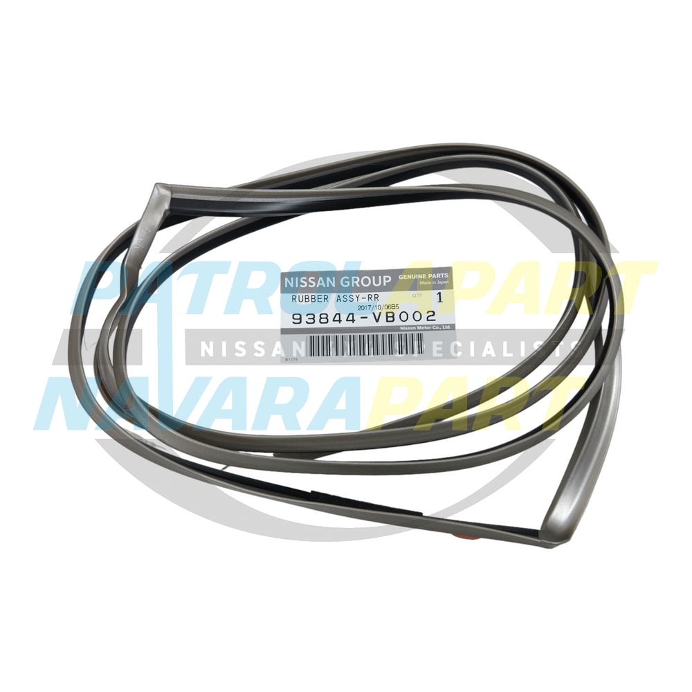 Genuine Nissan RHR 1/4 Panel Flare Seal Silver ES6 - Nissan Patrol Y61 GU