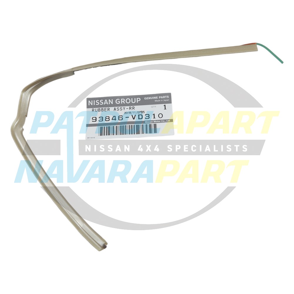 Genuine Nissan RH Lower Door Flare Seal Gold EY0 - Nissan Patrol Y61 GU
