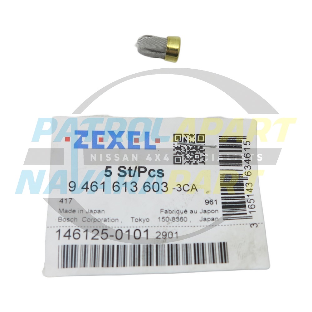 Zexel Injector Pump Gauze Filter TD42 - Nissan Patrol Y60 GQ, Y61 GU & Navara D22