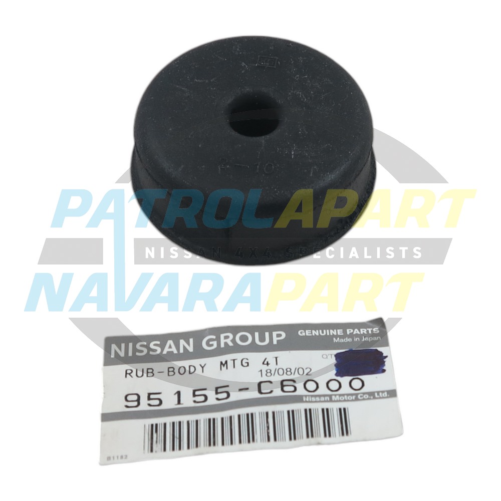 Genuine Nissan Rear Chassis Crossmember Rubber Mount - Nissan Patrol Y60 GQ & Y61 GU