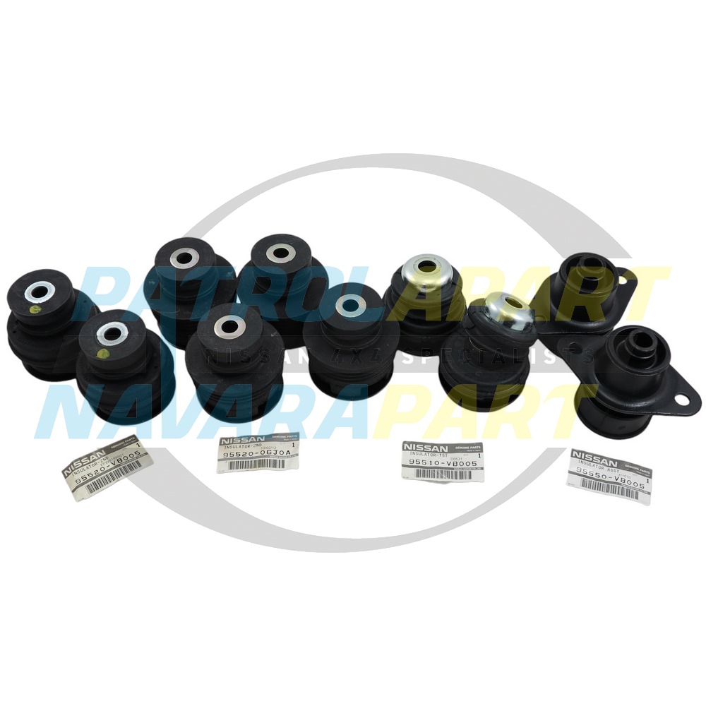 Genuine Nissan Body Mounts Set Wagon - Nissan Patrol Y61 GU