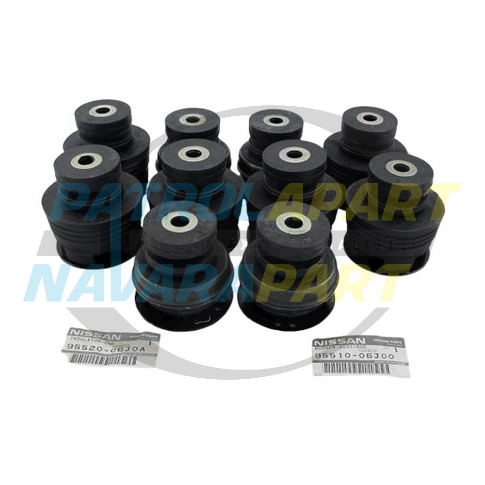 Genuine Nissan Body Mounts Set - Nissan Patrol Y60 GQ