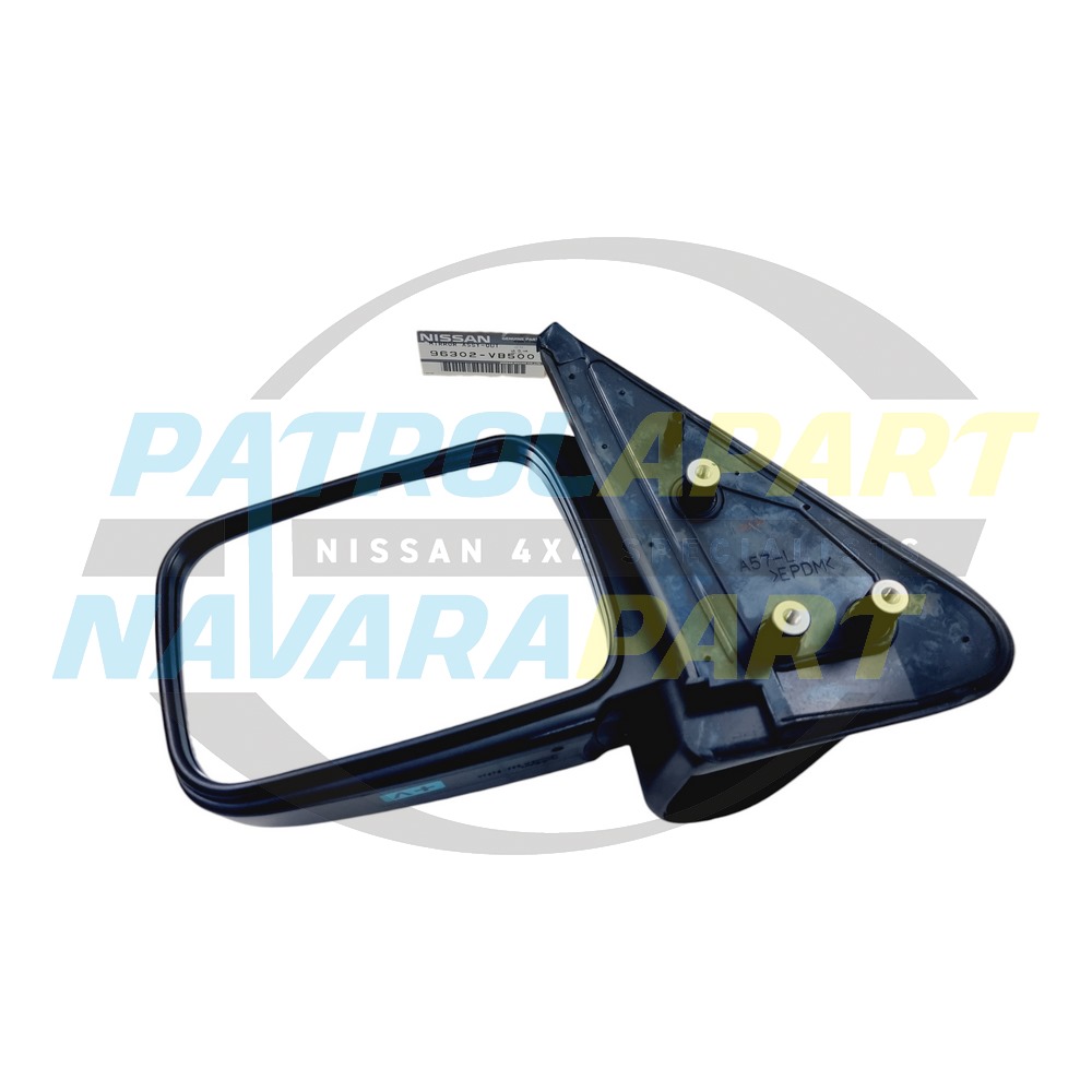 Genuine Nissan Left Hand Wagon Manual Mirror Series 1-3 - Nissan Patrol Y61 GU