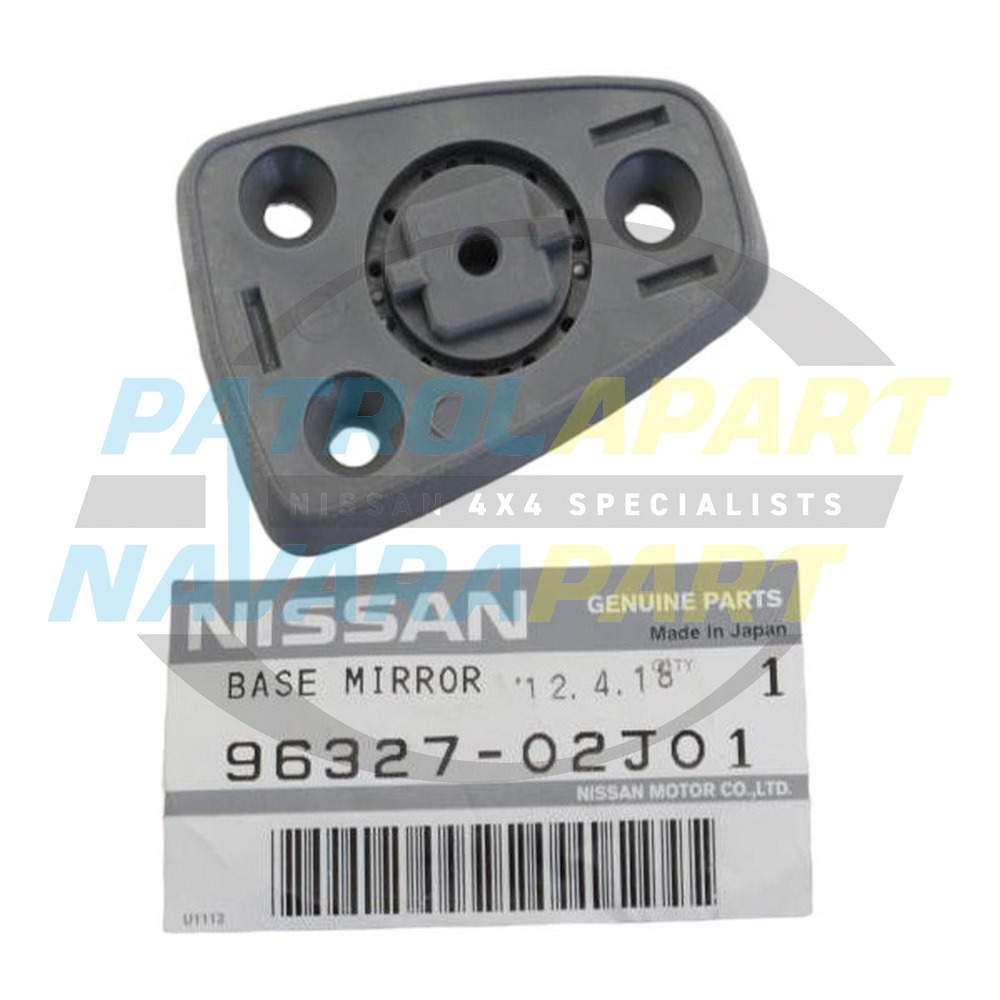 Genuine Nissan Internal Mirror Base Mount Bracket - Nissan Patrol Y60 GQ
