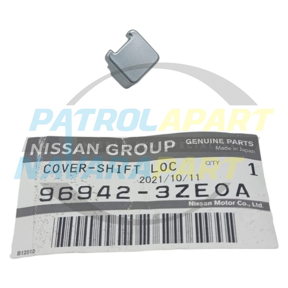 Genuine Nissan Shifter Lock Cover 07/2013 onwards - Nissan Patrol Y62