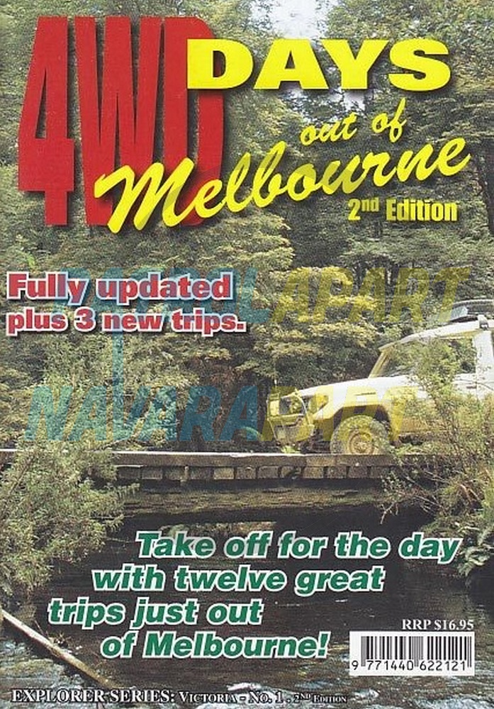 4wd Days out of Melbourne Map