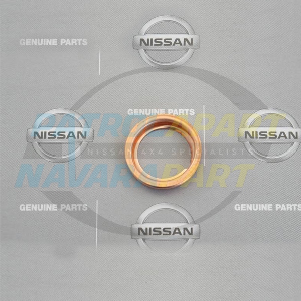 Genuine Nissan Large Sump Plug Washer ZD30 - Nissan Patrol Y60 GQ, Y61 GU & Navara D22