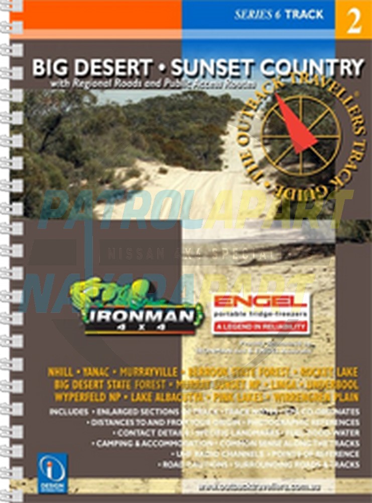 Series 6 TRACK Big Desert - Sunset Country Outback Traveller's Track Map Book Guide