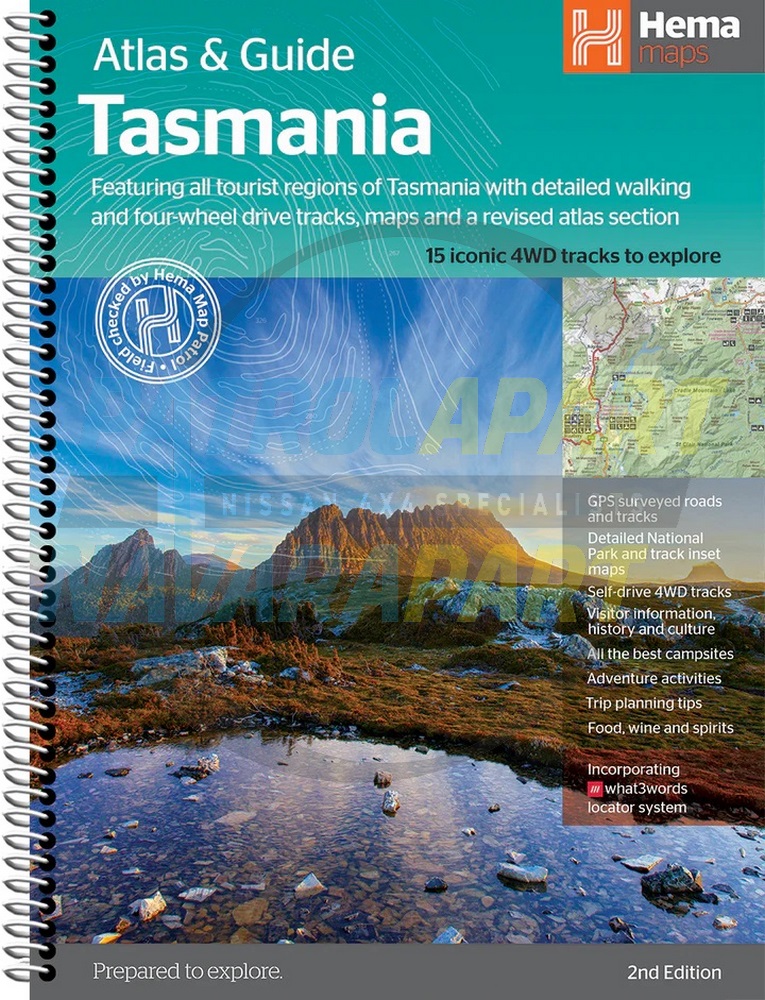 Hema Tasmania Atlas and Guide New 2nd Edition