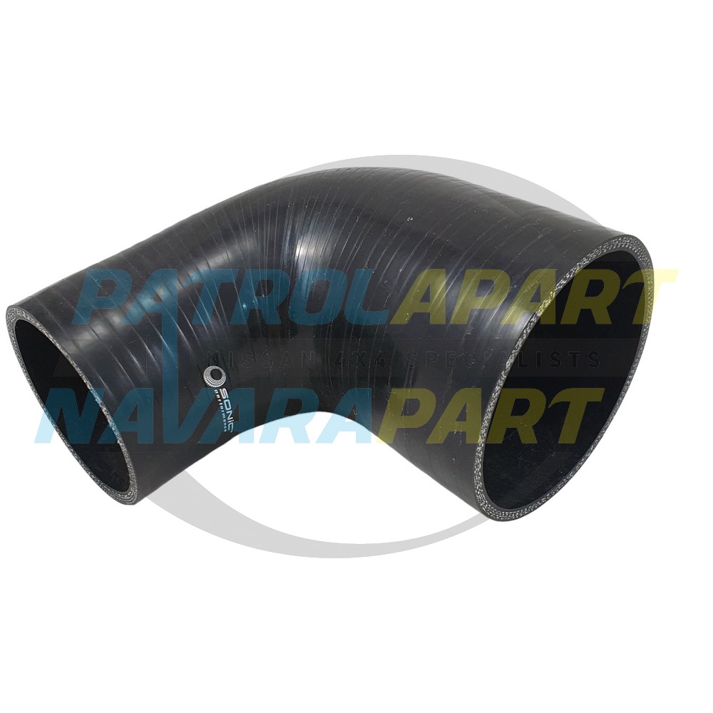 Premium Silicone Reducer Bend 90 Degree 4" to 3"
