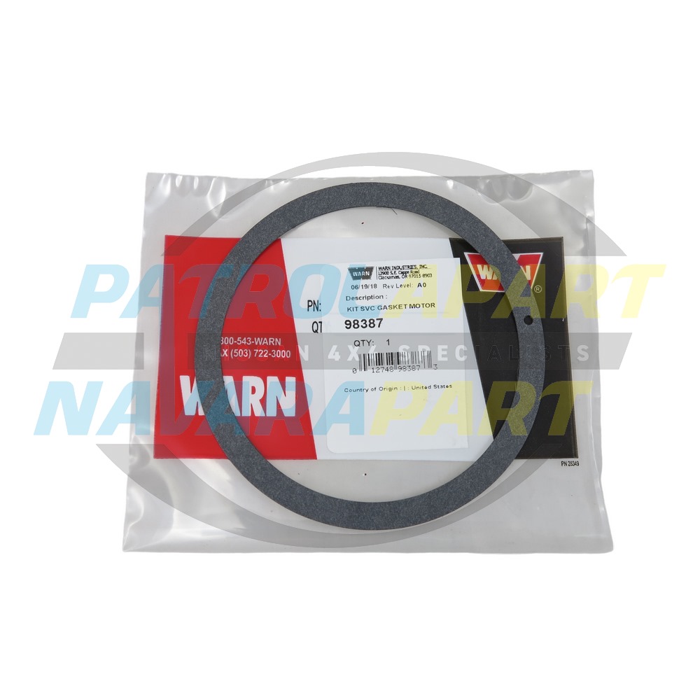 Warn Winch Motor Gasket - XP9000 M8274 6hp 4.6hp 2.1hp