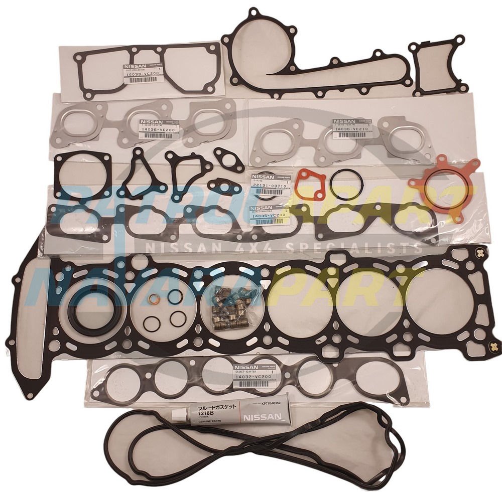 Genuine Nissan VRS Engine Gasket Repair Kit TB48 - Nissan Patrol Y61 GU 2001-2011