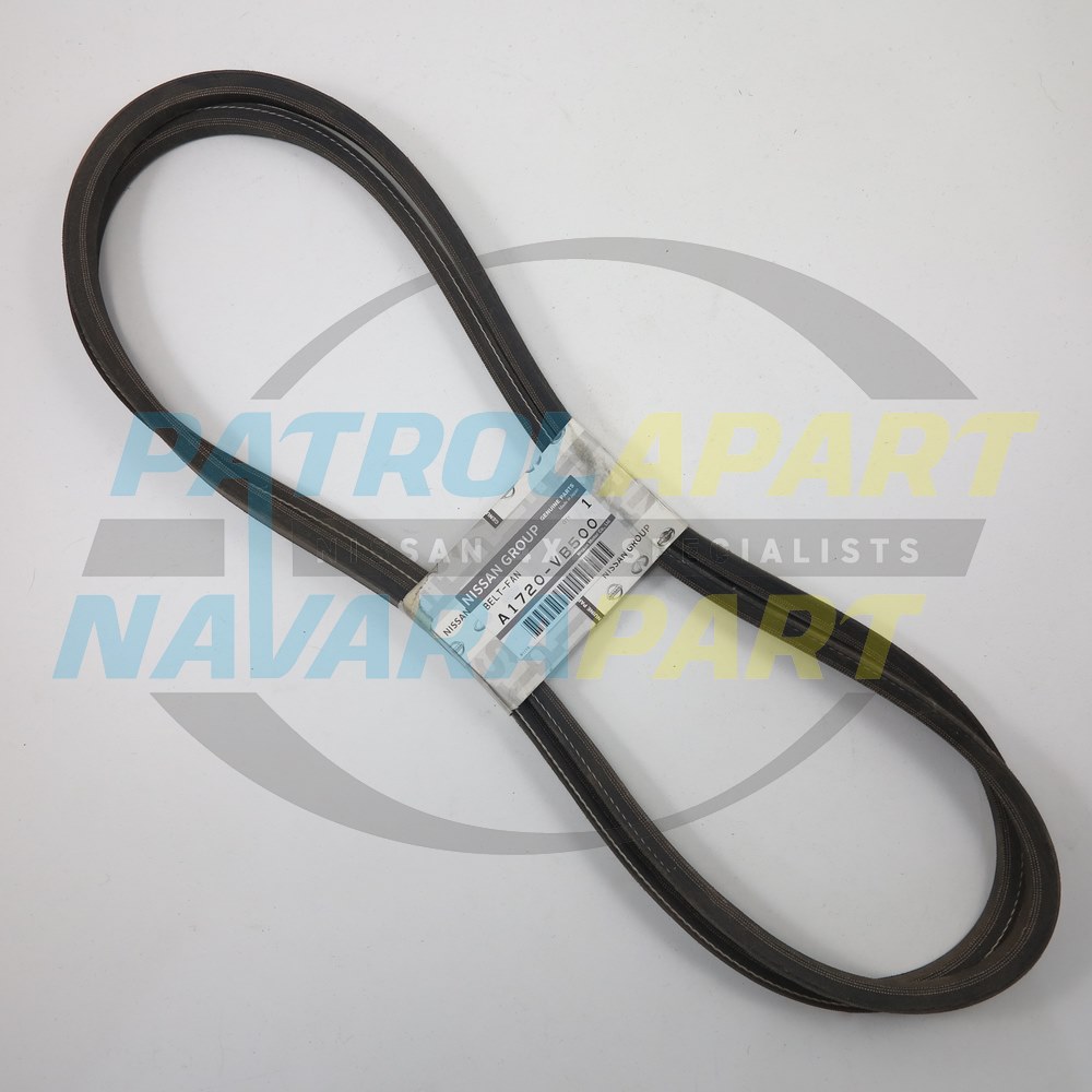 Genuine Nissan Alternator Fan Belt RD28 - Nissan Patrol Y60 GQ & Y61 GU