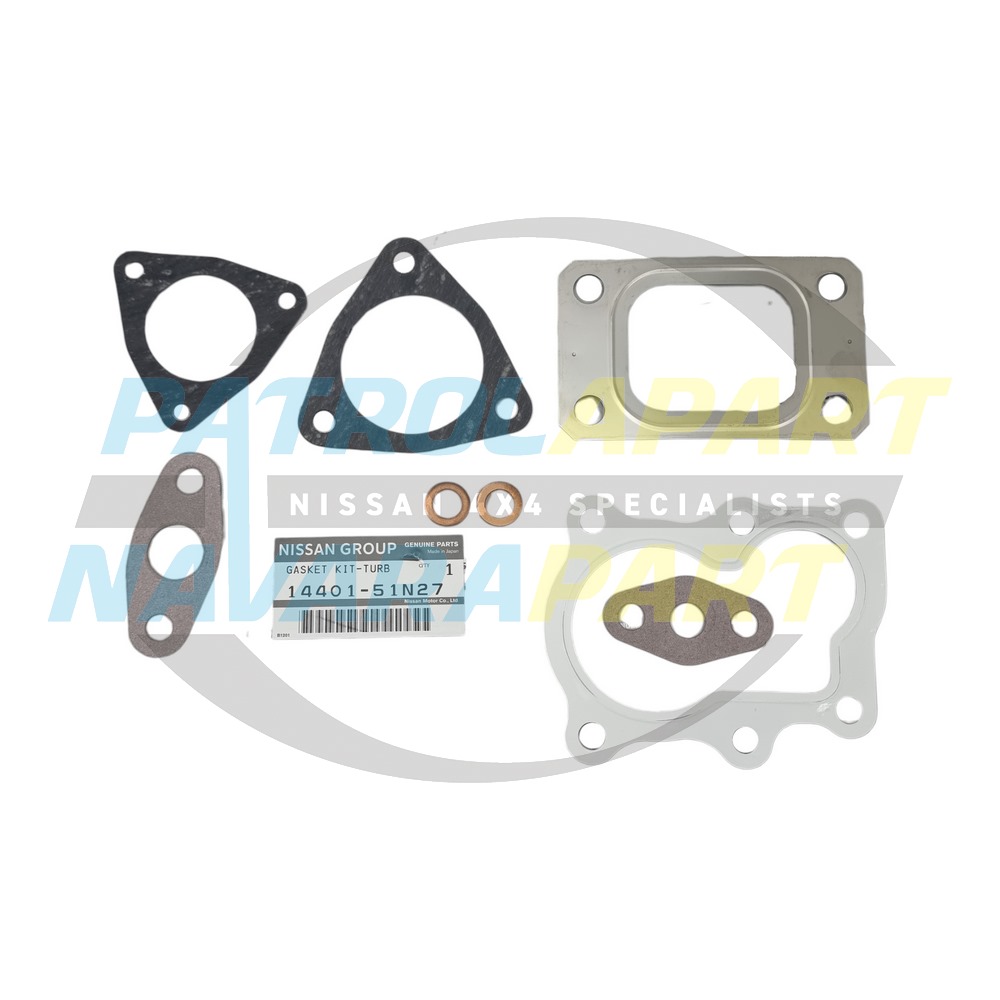 Genuine Nissan Turbo Gasket Kit TD42 - Nissan Patrol Y61 GU