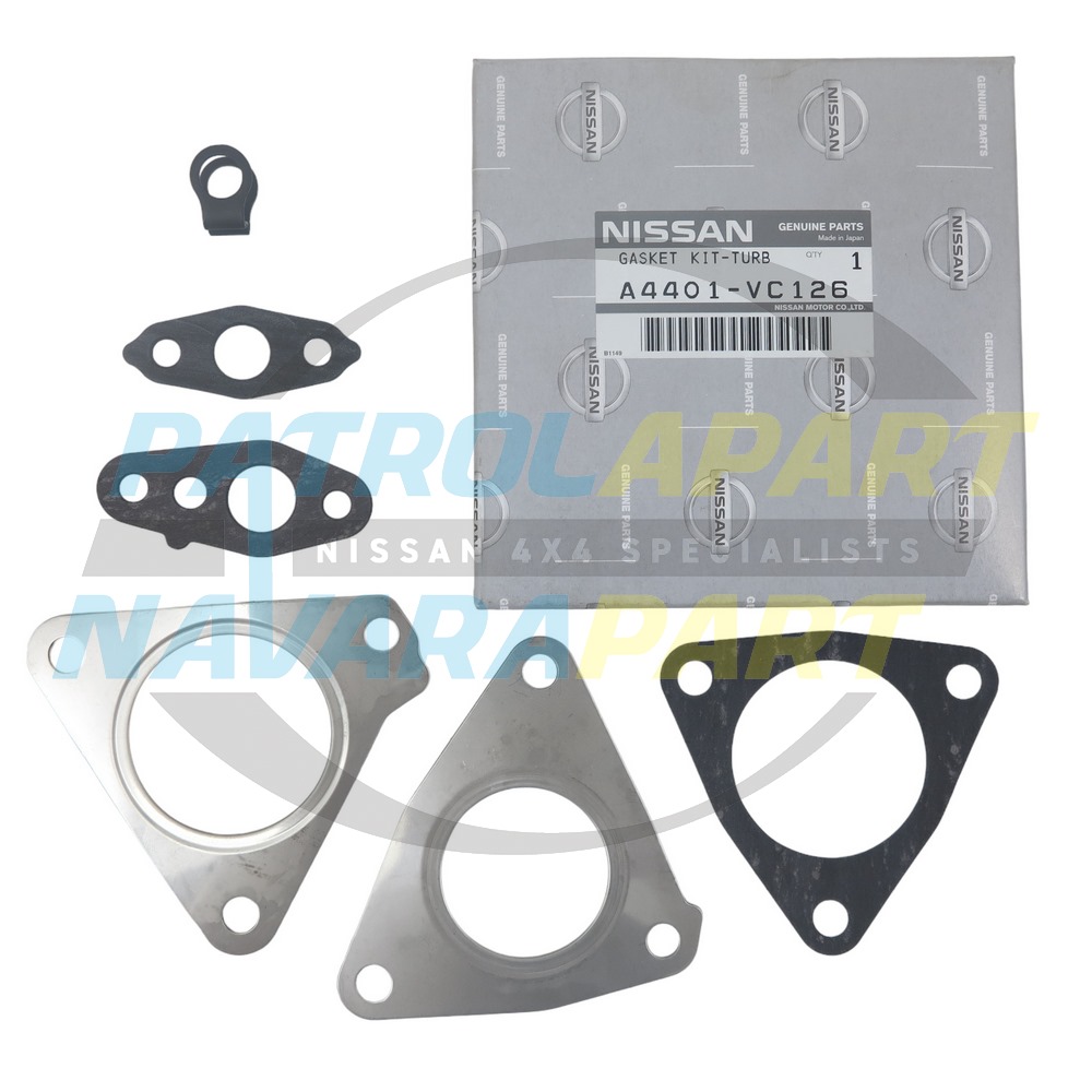 Genuine Nissan Turbo Gasket Kit - Nissan Patrol Y61 GU 2000-2017