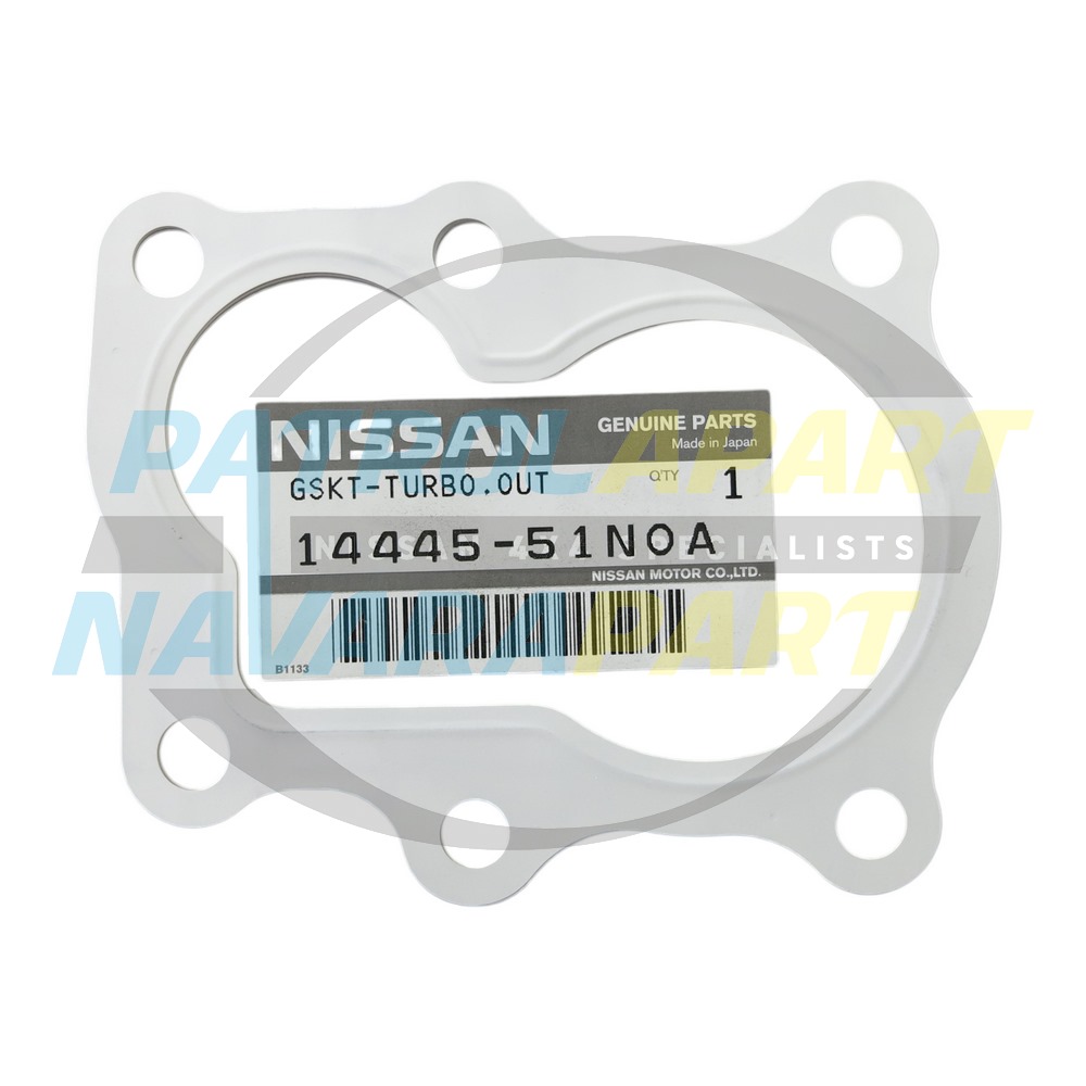Genuine Nissan Turbo to Dump Pipe Gasket TD42 - Nissan Patrol Y61 GU