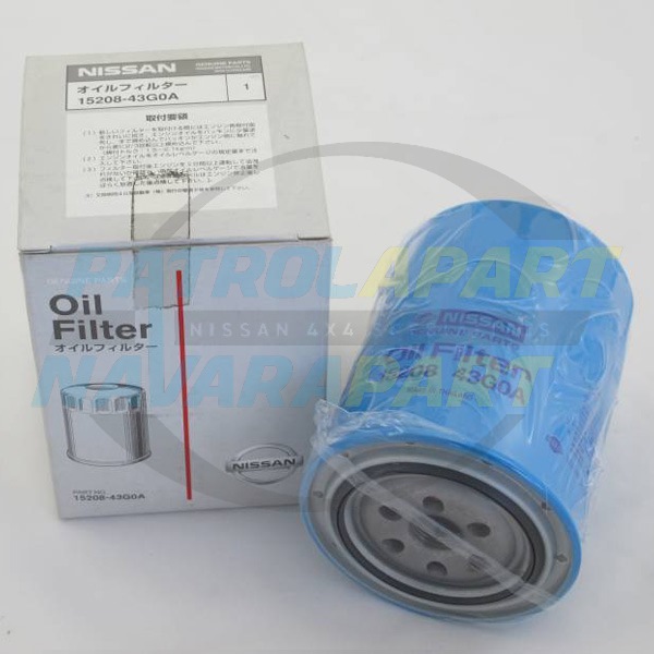 Genuine Nissan Oil Filter TD42 - Nissan Patrol Y60 GQ & Y61 GU