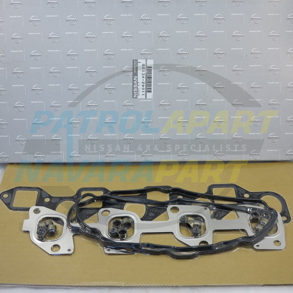 Genuine Nissan ZD30DI VRS Set Excluding Head Gasket ZD30 - Nissan Patrol Y61 GU & Navara D22