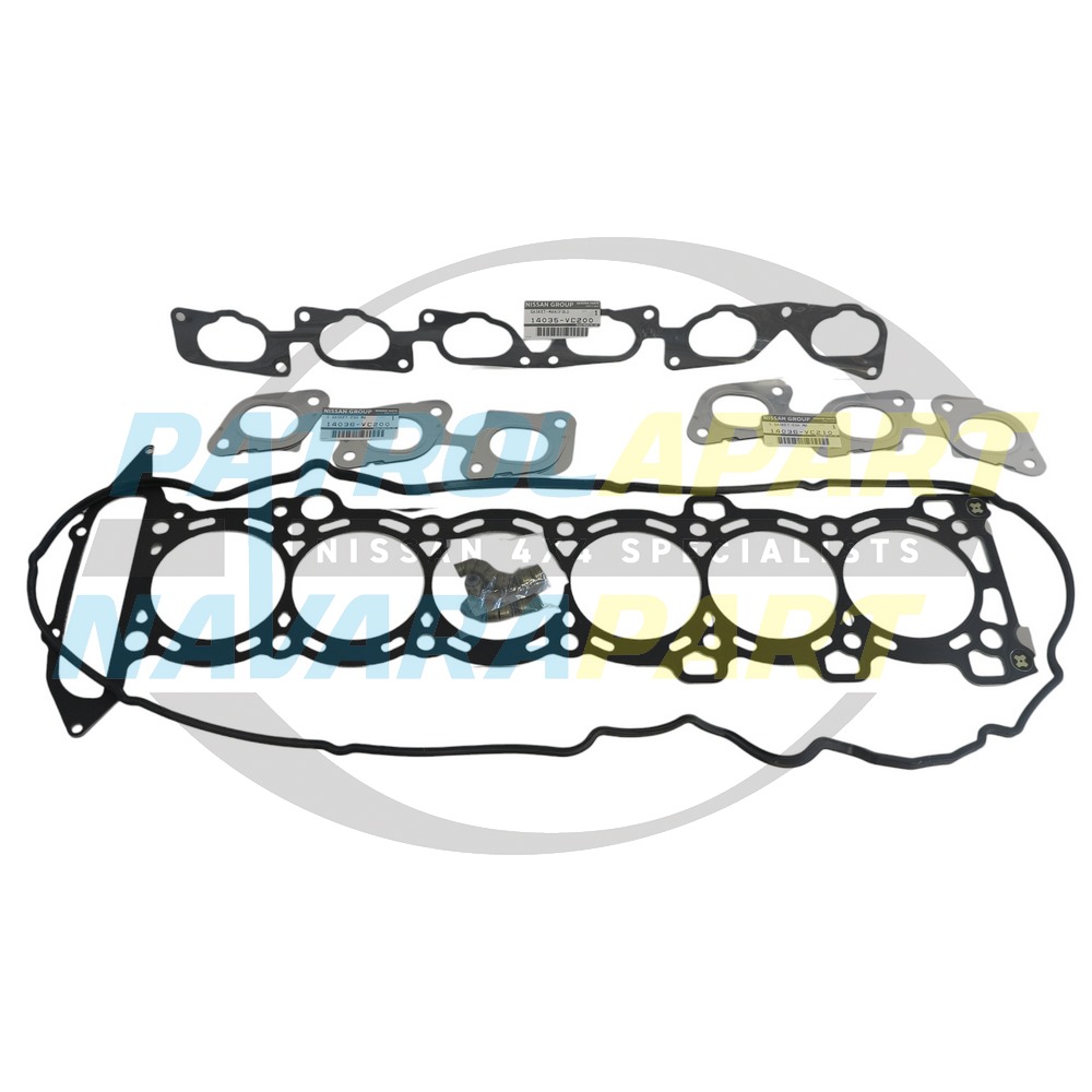 Genuine Nissan VRS Set Including Head Gasket TB48 - Nissan Patrol Y61 GU